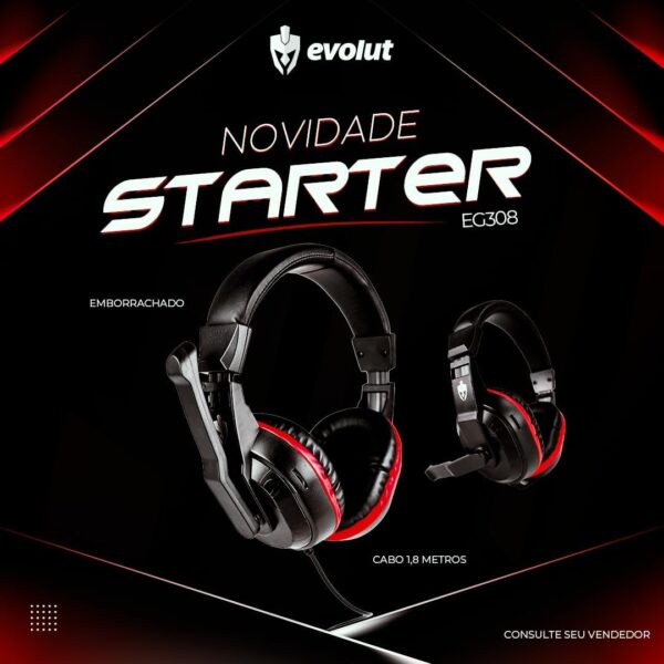 Headset Gamer Starter - Imagem 4