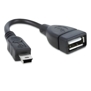 Adaptador Mini USB Macho (V3) para USB-A Fêmea